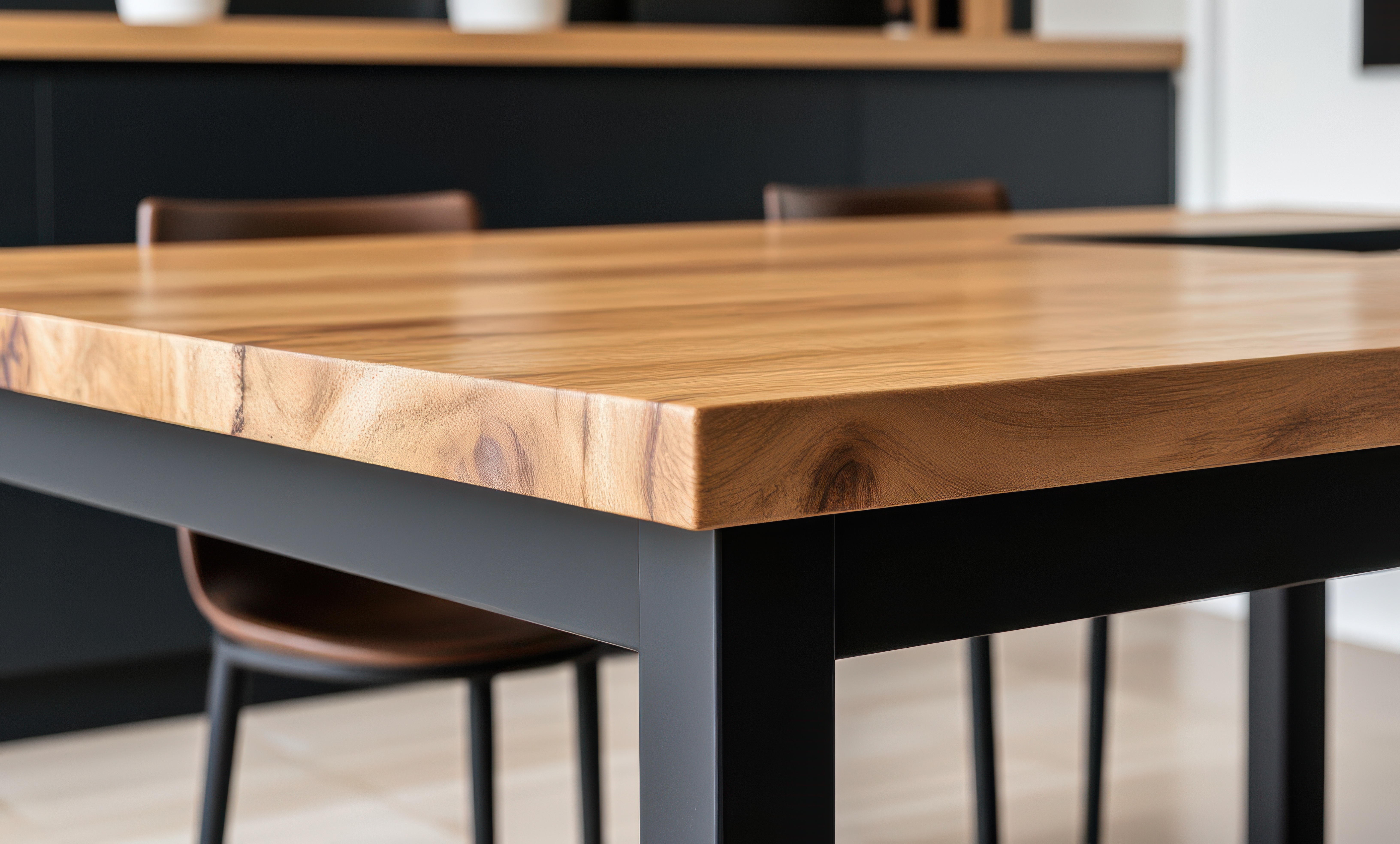 Stylish wooden dining table design Stylish wooden dining table design