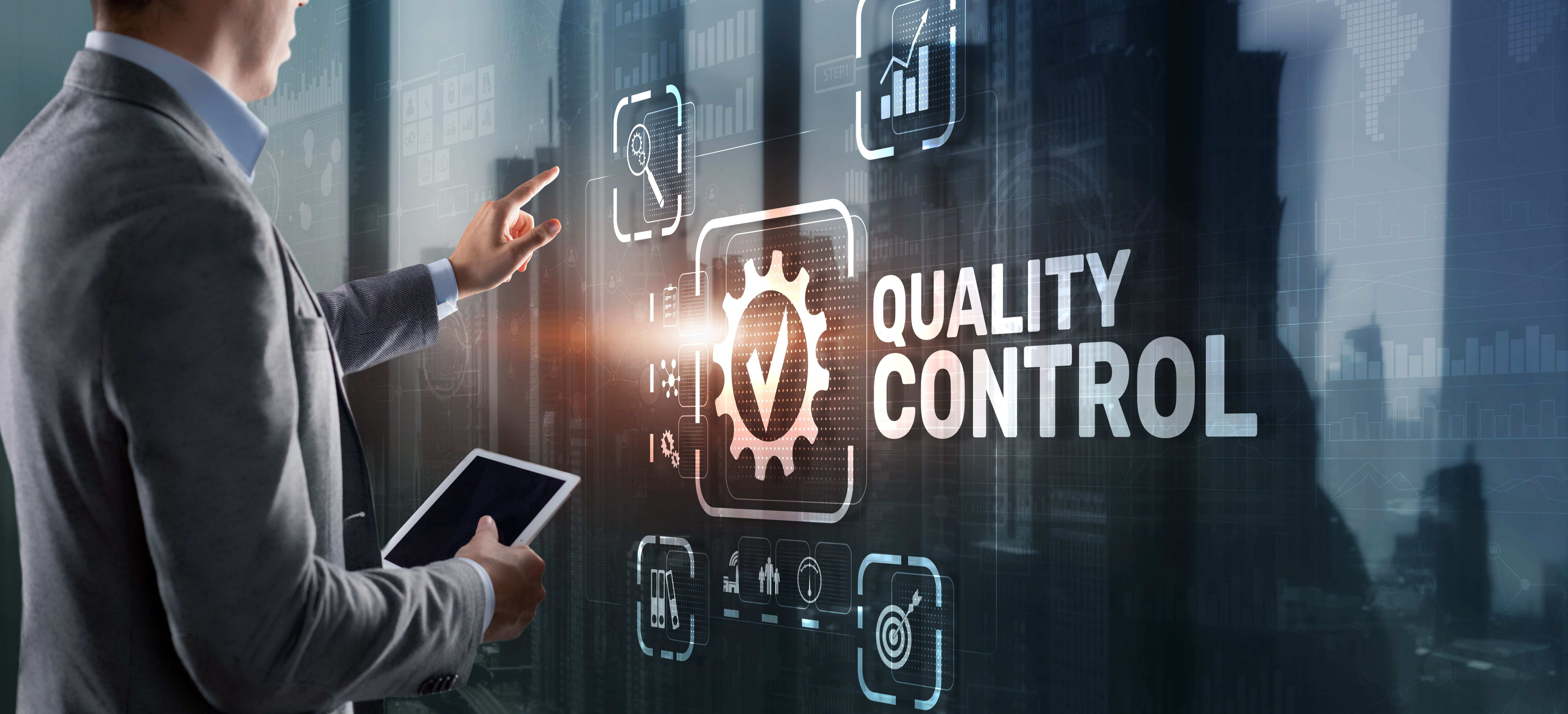 Internet Business Technology Guarantee Concept.