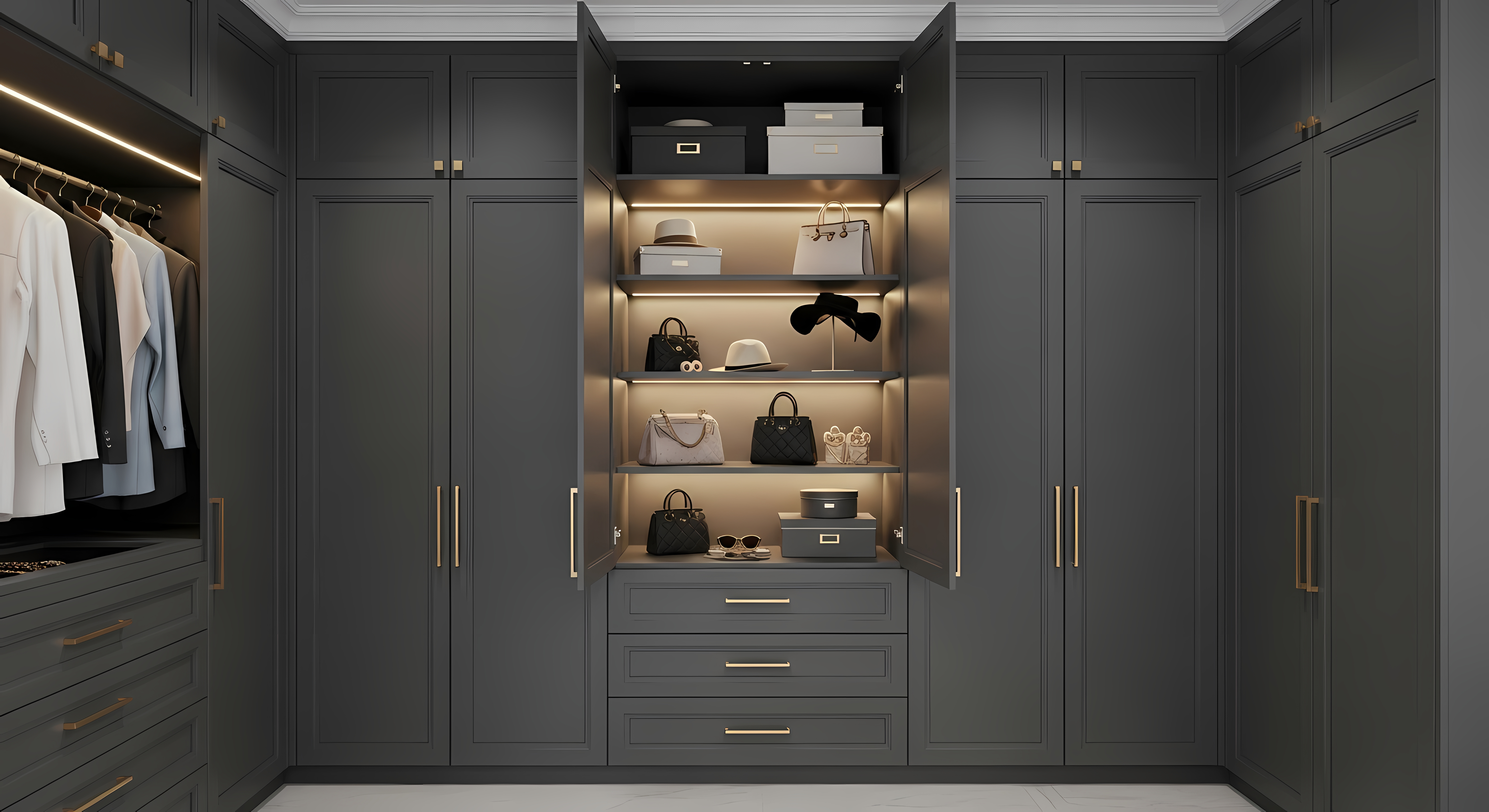 vecteezy_luxury-walk-in-closet-with-dark-gray-custom-cabinetry-and_72310511